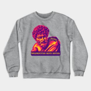 Aesop Portrait and Quote Crewneck Sweatshirt